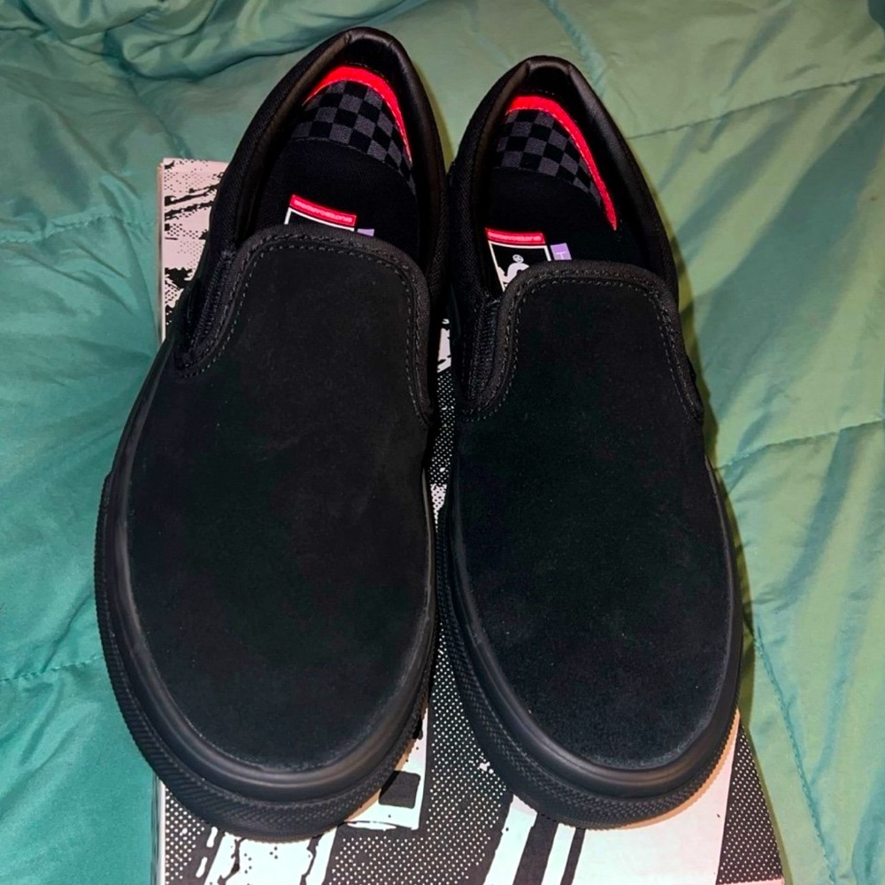 Vans Suede Skate Slip Ons